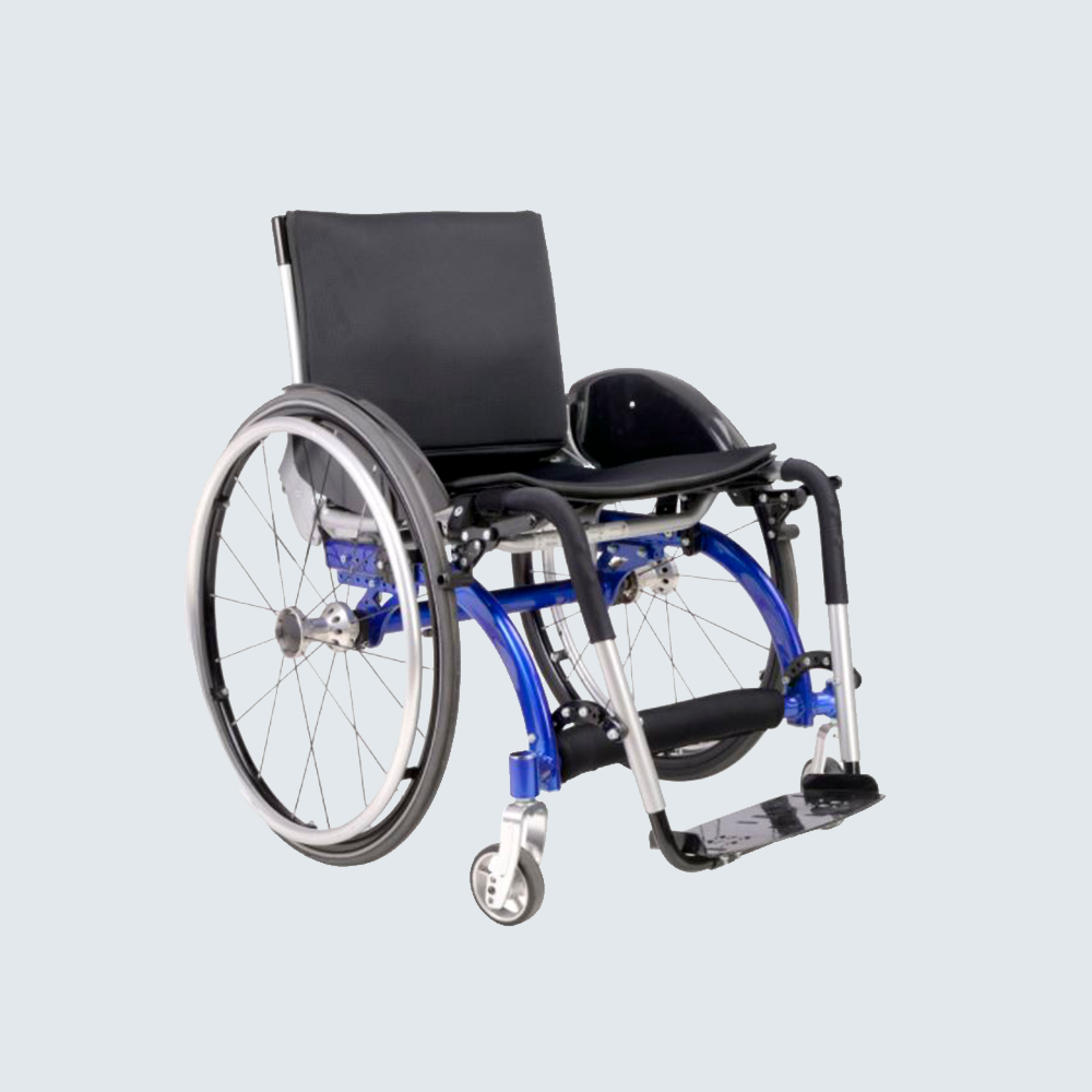 ACTIVA 4LIFE, silla de ruedas manual de aluminio de estructura ligera y compacta